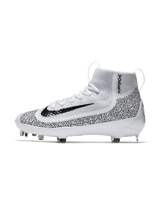 Nike White Alpha Huarache 2k Filth Mid Men's Baseball Cleats for men