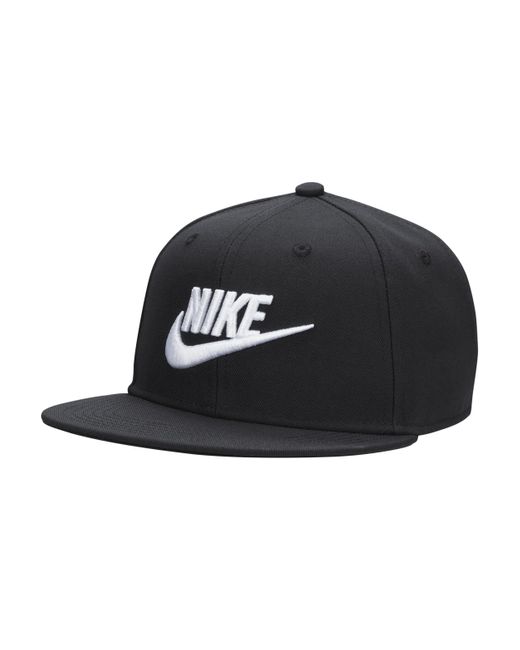 Nike Black Dri-Fit Pro Kids' Structured Futura Cap