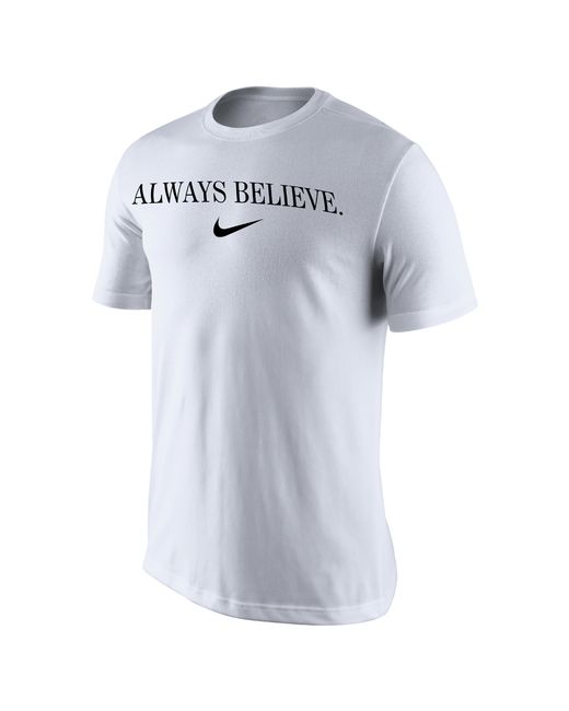 Nike Blue "always Believe" Men's T-shirt for men