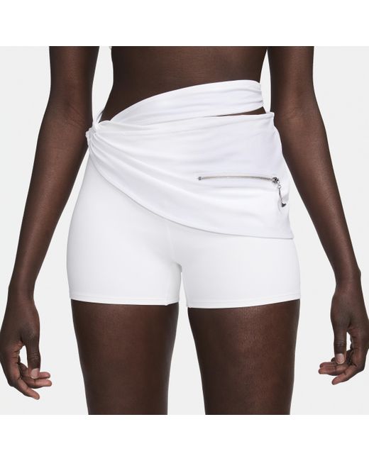 Nike White X Jacquemus Layered Shorts Nylon