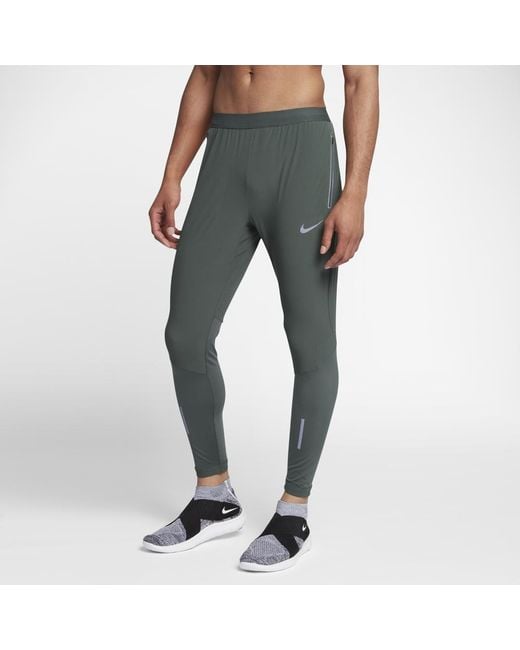 Nike Mens Flex Swift Running Pants BlackSail L  Amazonin Fashion