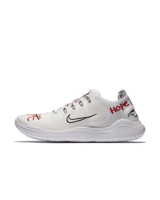 Nike X Novo Free Rn 2018 T-shirt For Your Feet Men's Running Shoe in White  for Men | Lyst