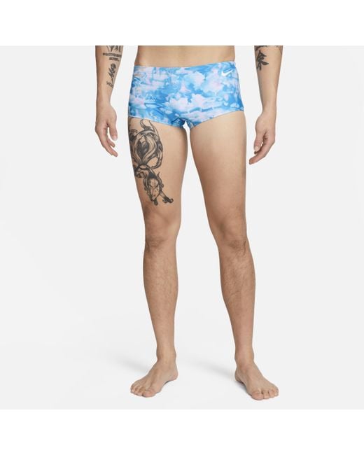 Nike Blue Swim Hydrastrong Square-leg Briefs for men