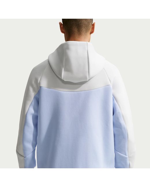 Nike Blue Tech Fleece Full-Zip Windrunner Jacket for men