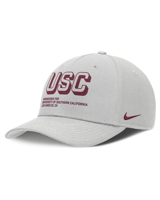 Nike Metallic Usc On-Field Primetime Rise College Adjustable Hat for men