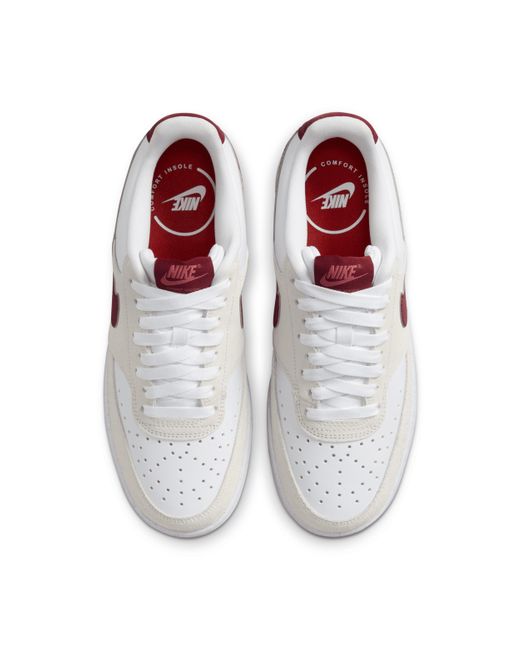 Nike White Court Vision Low Shoes
