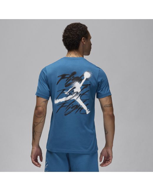 Nike Jordan T-shirt Met Graphic in het Blue voor heren