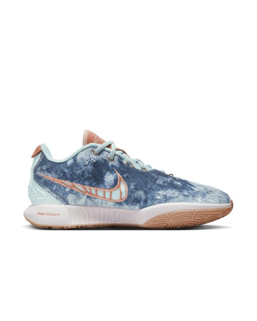 Scarpa da basket lebron xxi "aragonite" di Nike in Blue da Uomo