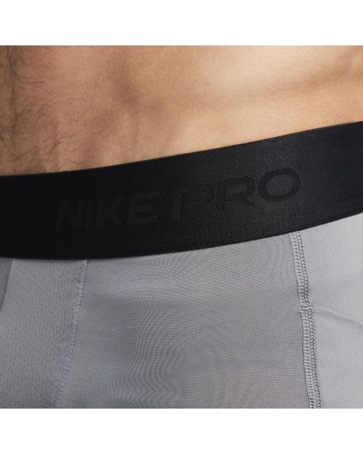 Nike Blue Pro Dri-fit Brief Shorts Polyester for men