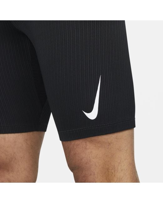 Nike Blue Dri-fit Adv Aeroswift 1/2-length Racing Tights 50% Recycled Polyester for men