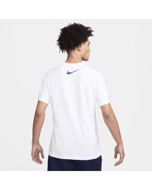 Nike White England Football T-shirt for men
