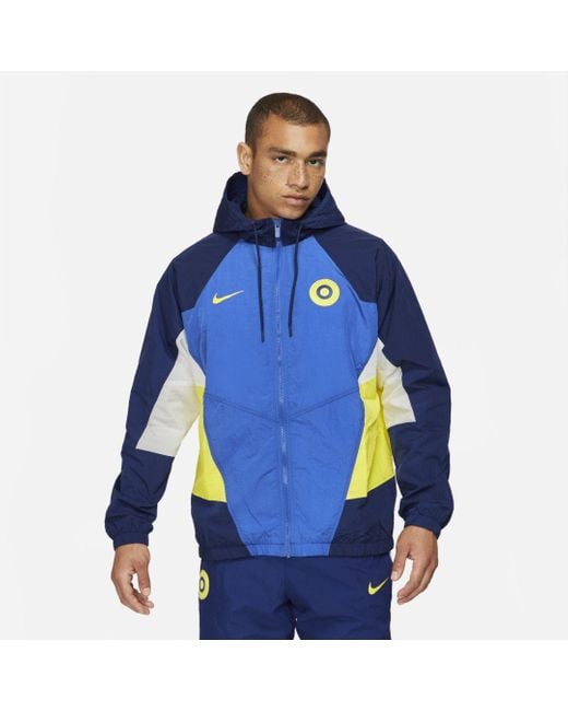 Nike Synthetic Chelsea Fc Windrunner Woven Soccer Jacket in Blue for Men -  Lyst