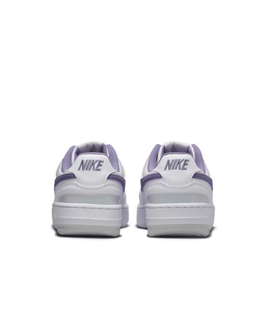 Nike White Gamma Force Shoes