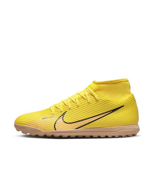 Nike Mercurial Superfly 9 Club Tf Turf Football Shoes Yellow for Men ...