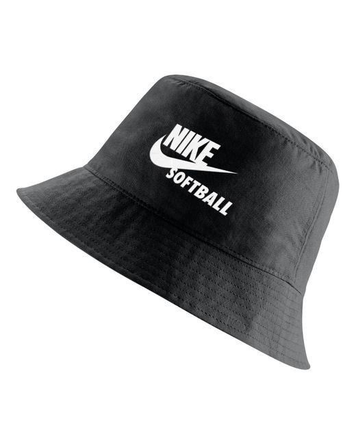 Nike Unisex Swoosh Softball Bucket Hat In Black, Lyst