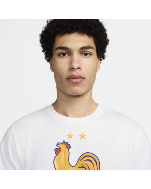 Nike White Fff Football T-shirt for men