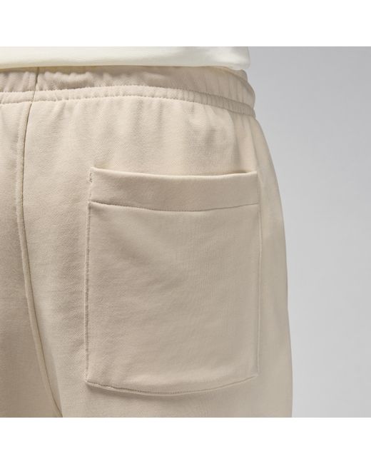 Nike Natural Jordan Essentials Loopback Fleece Trousers Cotton for men