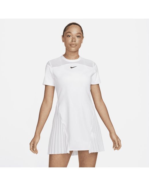 Nike Court Dri-fit Slam Tennis Dress White | Lyst UK