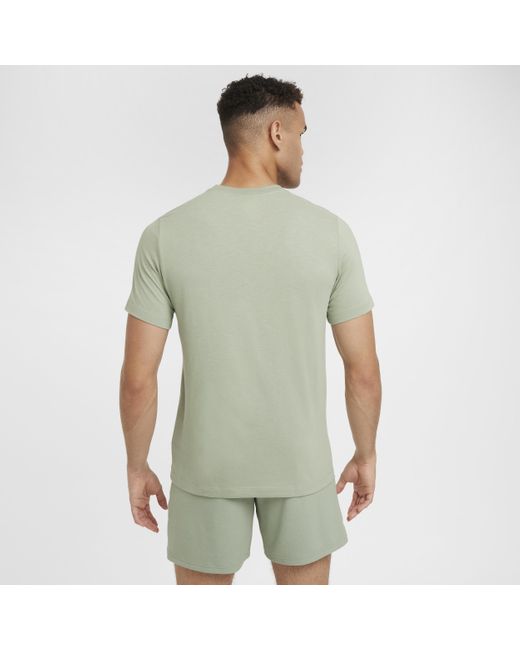 Nike Green Dri-Fit Fitness T-Shirt for men