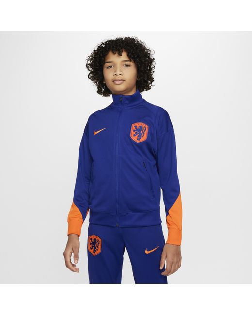 Tuta da calcio in maglia dri-fit olanda strike di Nike in Blue