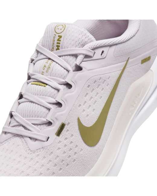 Nike White Winflo 10 Road Running Shoes