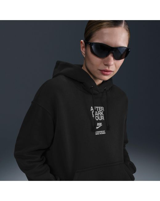 Nike Black After Dark Tour Oversized Graphic Hoodie