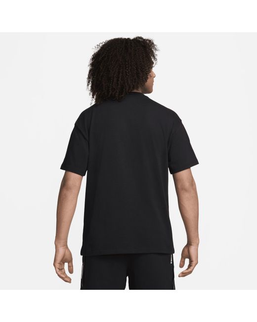 T-shirt da basket max90 di Nike in Black da Uomo