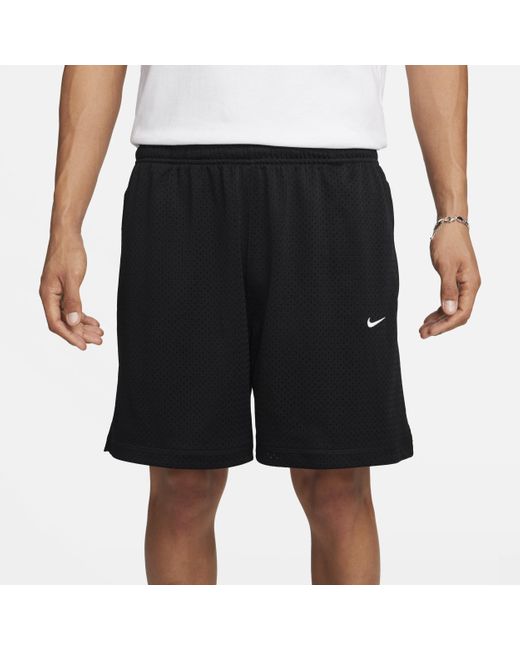 Shorts in mesh sportswear swoosh di Nike in Black da Uomo