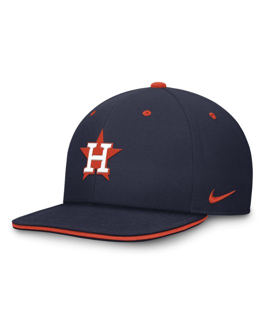 Nike Blue Houston Astros Primetime Pro Dri-fit Mlb Adjustable Hat for men