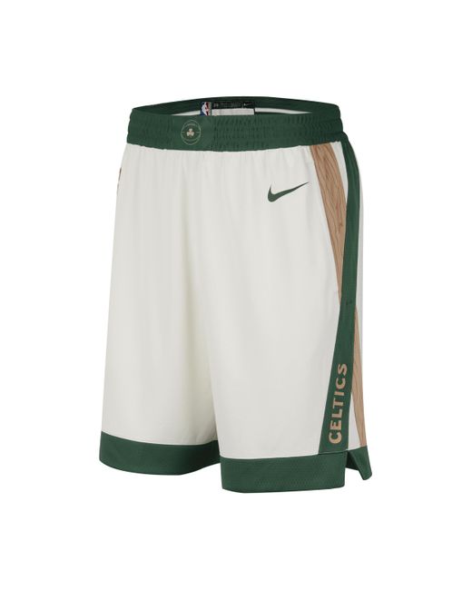 Nike Green Boston Celtics 2023/24 City Edition Dri-fit Nba Swingman Shorts 50% Recycled Polyester for men