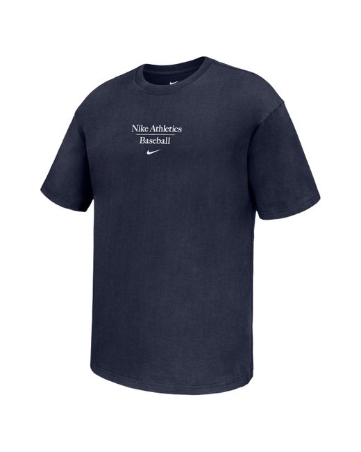 Nike Blue Swoosh Max90 Baseball T-Shirt for men