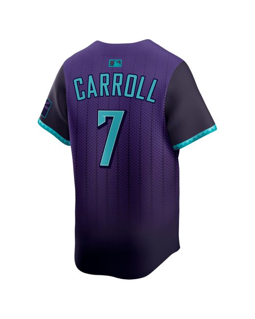 Nike Blue Corbin Carroll Arizona Diamondbacks City Connect Menâ Dri-Fit Adv Mlb Limited Jersey for men