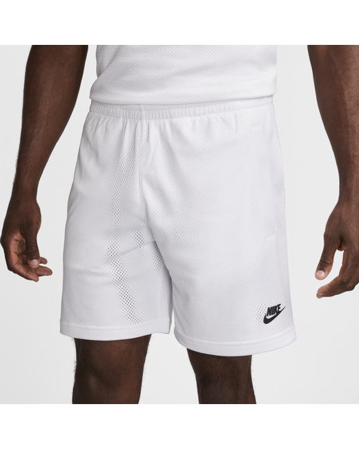 Nike Sportswear Mesh Shorts Met Dri-fit in het White voor heren