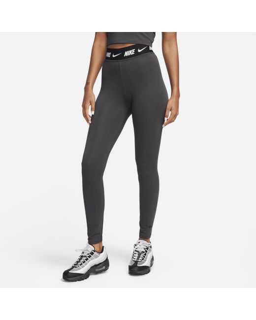 Nike Sportswear Club Highwaisted Leggings in Blue Lyst