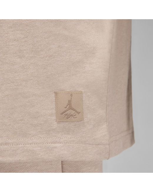 T-shirt oversize jordan essentials di Nike in Natural
