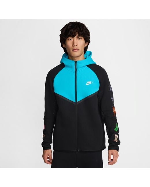 Nike Blue Sportswear Tech Fleece X Doernbecher Freestyle Full-Zip Hoodie for men