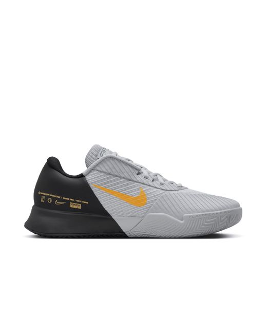 Nike Gray Court Air Zoom Vapor Pro 2 Clay Tennis Shoes for men