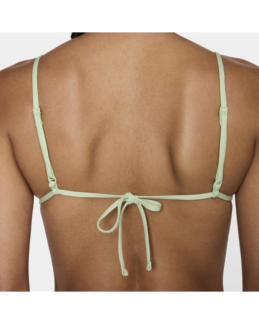 Nike Green Swim Retro Flow String Bikini Top