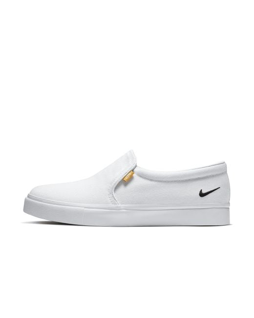 Nike Court Royale Ac Slip-on Shoes In White, | Lyst