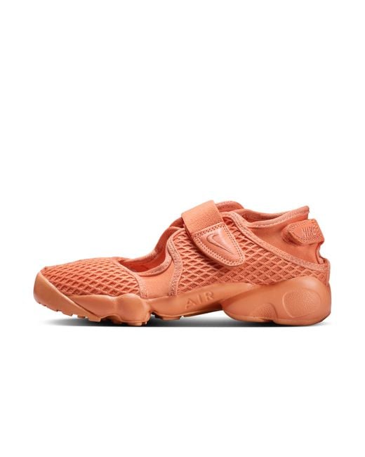 Nike Orange Air Rift Shoes