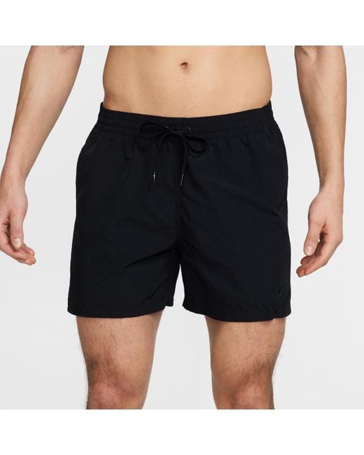 Nike Blue Swim Breaker Icon 5" Brief-Lined Volley Shorts for men