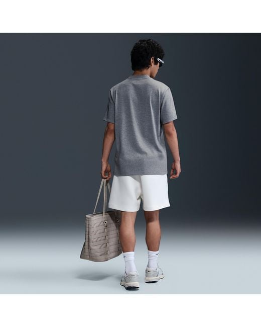 Nike Gray Club Short-Sleeve Henley for men