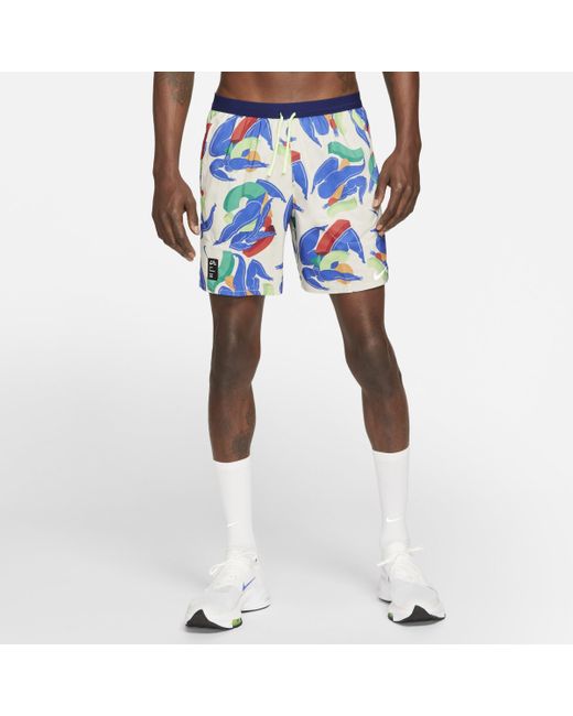 Shorts da running 18 cm Flex Stride A.I.R.Kelly Anna LondonNike in  Materiale sintetico da Uomo colore Blu | Lyst