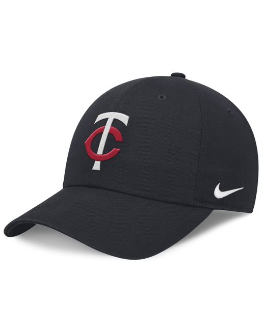 Nike Blue Minnesota Twins Evergreen Club Mlb Adjustable Hat for men