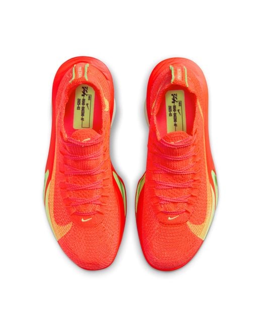 Nike Red Alphafly Road Racing Shoes