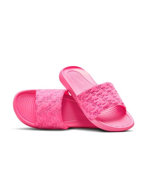 Nike Pink Victori One Slides