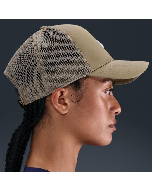 Nike Brown Rise Structured Trucker Cap