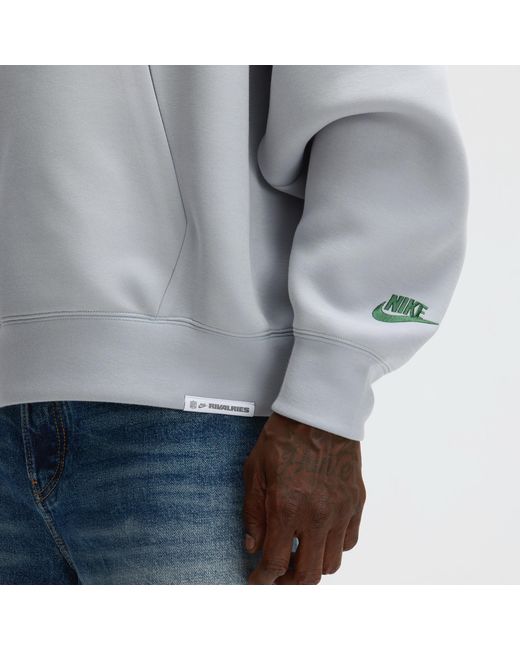 Nike Gray Seattle Seahawks Rivalries Collection Oversized Tech Fleece Nfl Pullover Hoodie for men