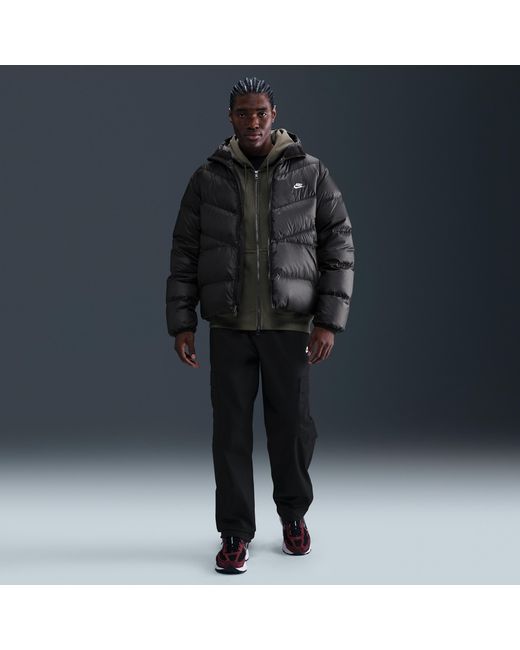 Nike Black Windrunner Down Jacket for men