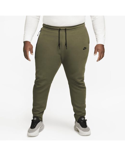 Nike Green Sportswear Tech Fleece joggers 50% Sustainable Blends for men